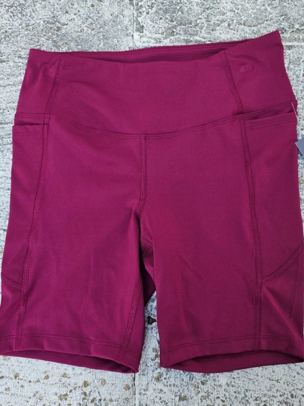 Athletic Works Women Shorts Burgundy Sport Nike Shorts Size S 4-6 NWT